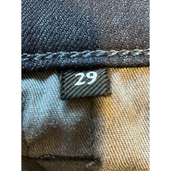 7 For All Mankind Austyn Jeans Straight Leg Dark Wash Mid-Rise Sz 29 Blue - Picture 4 of 16